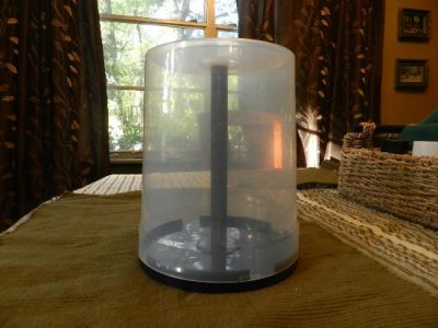 Repurpose a Plastic CD Package into a Paper Towel Holder & Wine Chiller Image